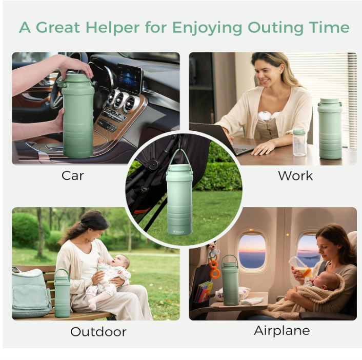 Momcozy 22oz Portable Breast Milk Cooler 360° Total Cooling for 24 Hours