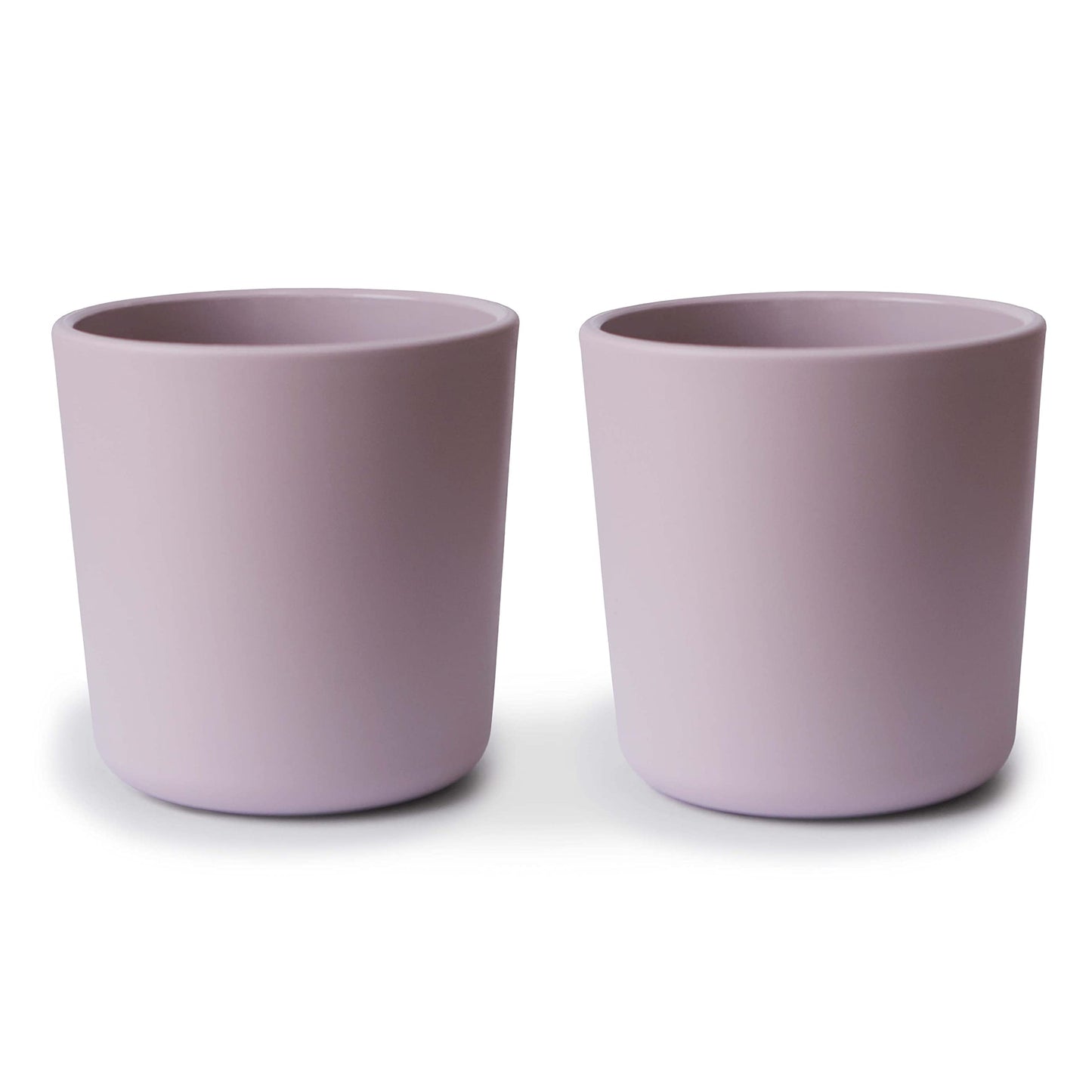 mushie Dinnerware Cups For Kids | Made in Denmark Set of 2 (Soft Lilac)