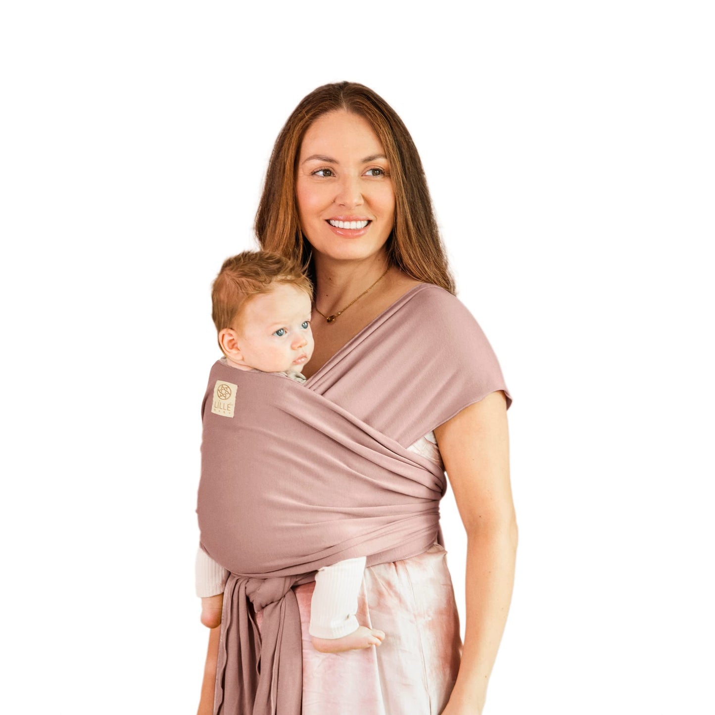 LÍLLÉbaby Dragonfly Wrap for Babies 8-30 lbs - Vintage Rose