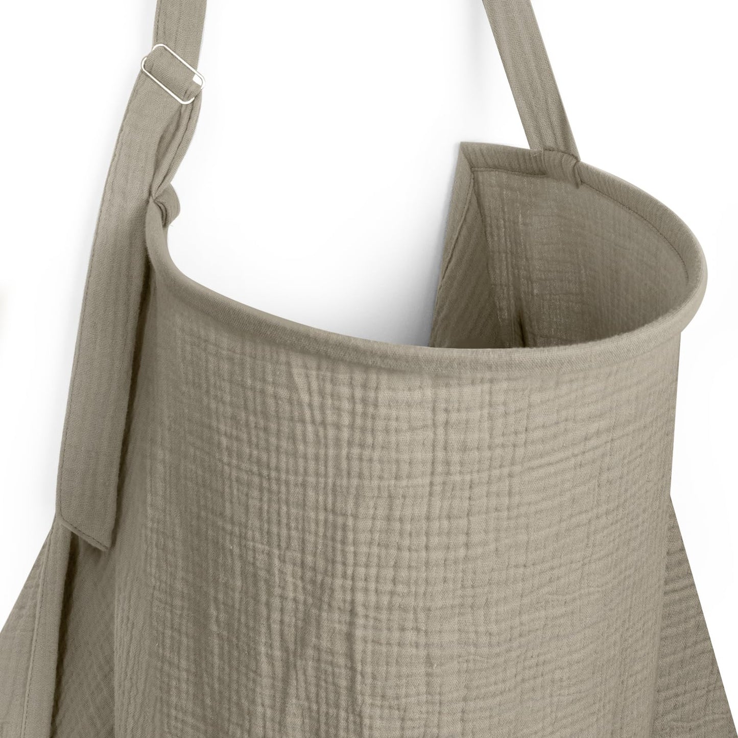 Muslin Nursing Wrap in Khaki