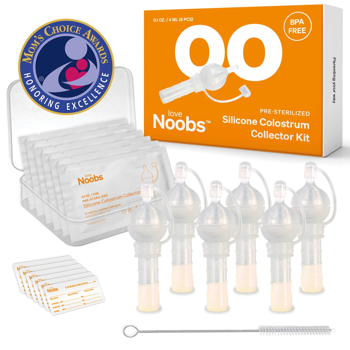 Award-Winning Colostrum Collector Kit by LoveNoobs™ (6 Counts x 4ml)
