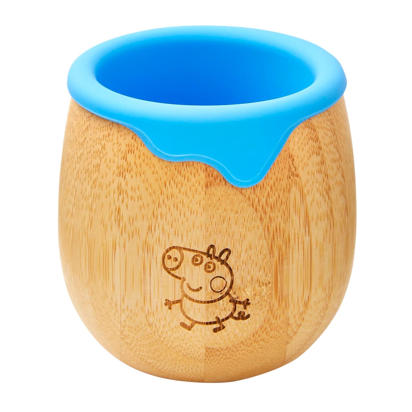 Peppa Pig Toddler Cup for Kids – 5oz Bamboo Cup for Baby with Silicone Liner Ideal for Baby-Led Weaning