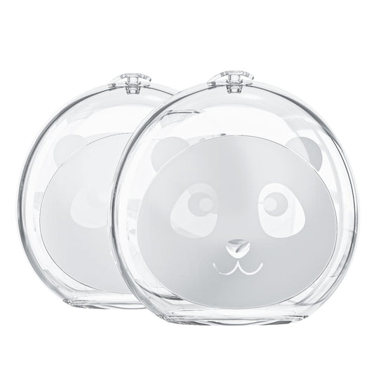 Milk Collectors for Breastmilk Breastfeeding Milk Catchers Big Capacity More Fit & Soft Silicone Milk Collector Reusable Breast Milk Shells 2.8oz/80ml 2 Pack