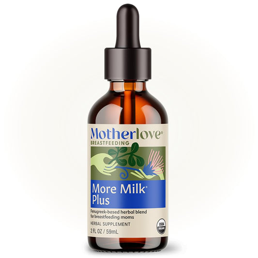 Motherlove More Milk Plus (2 Ounce Tincture) Fenugreek-Based Lactation Supplement to Support Breast Milk Supply—USDA Certified Organic Vegan Kosher Soy-Free