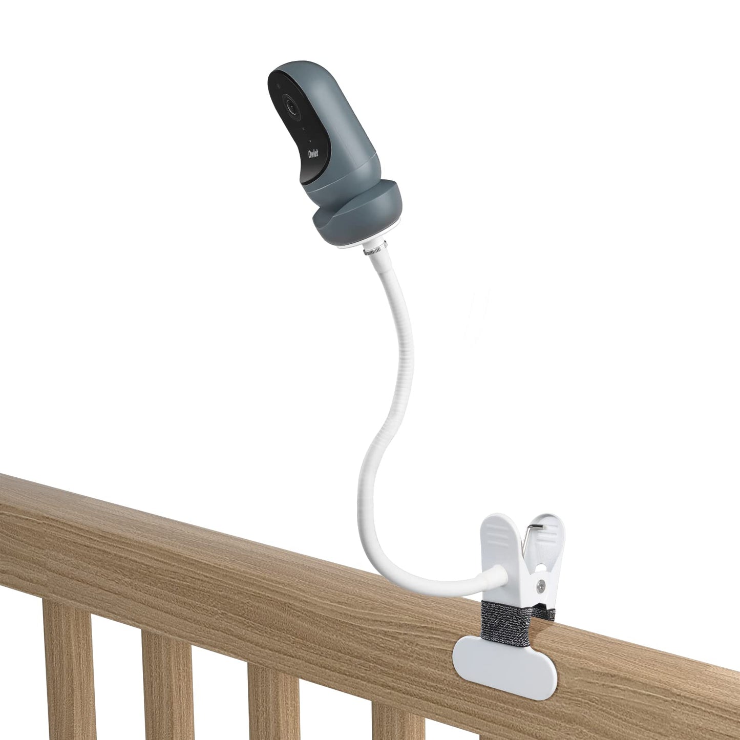 Baby Monitor Wall Mount for Owlet Cam 2 / Cam Smart 360°Infant Baby Camera Holder/Shelf/Stand for Crib Nursery