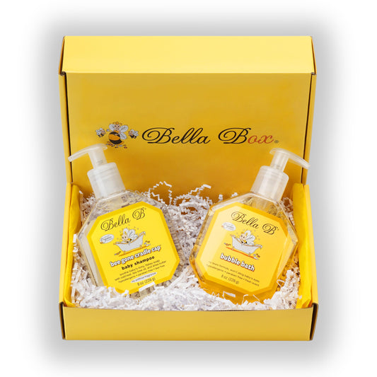Bella B Gift Set - Cradle Cap Shampoo 8 oz and Bubble Bath 8 oz