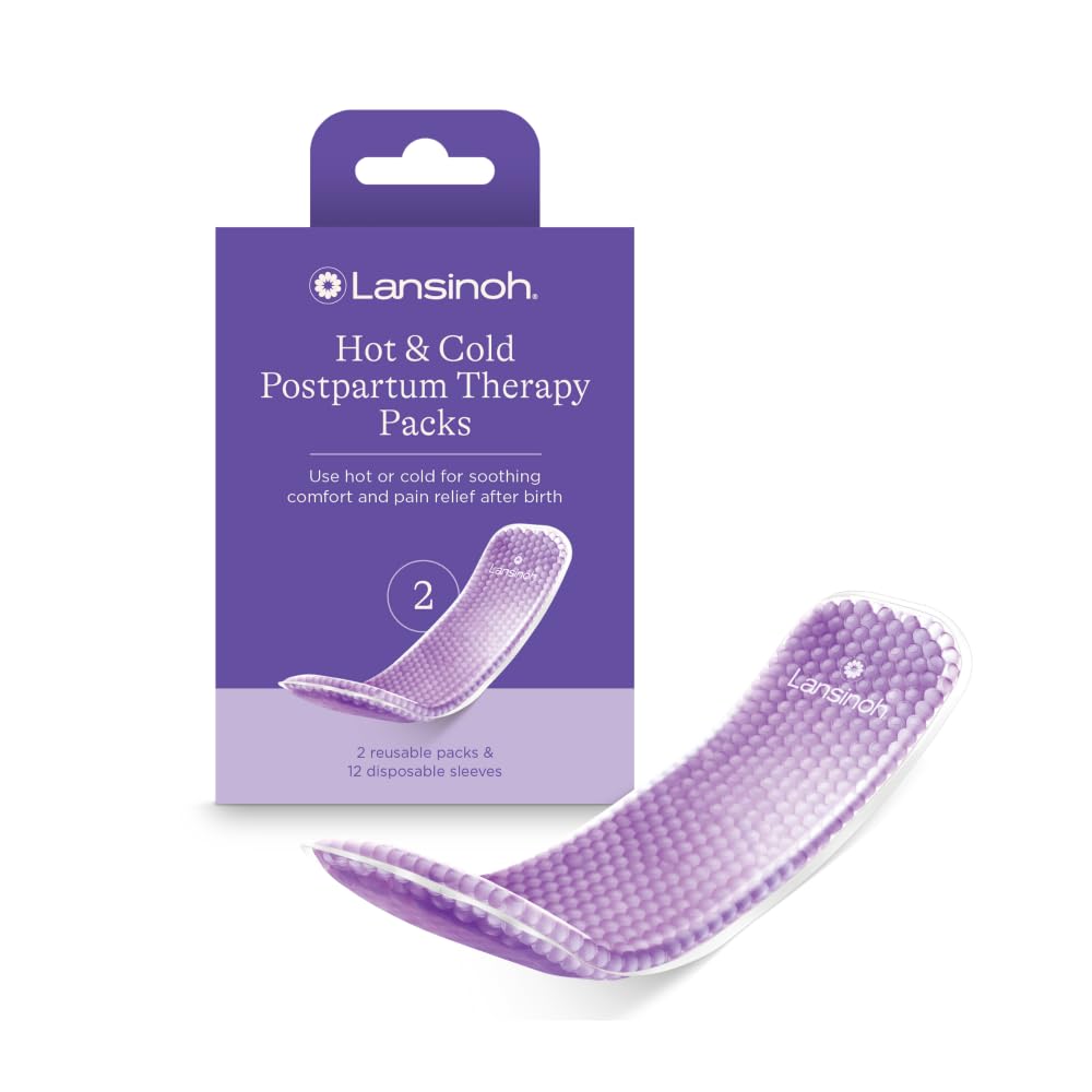 Lansinoh Hot and Cold Pads for Postpartum Essentials 2 Count Postpartum Pads