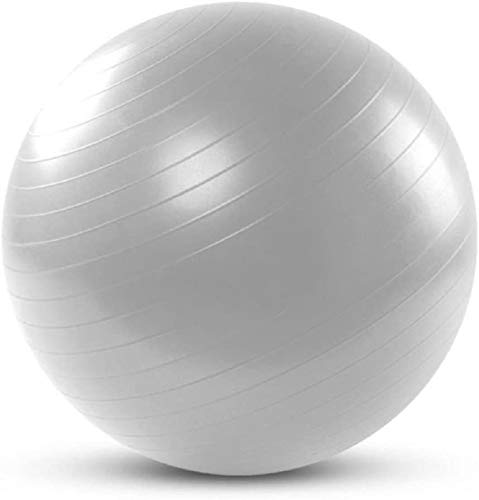 55cm Birth Ball with Pump: Anti-Slip & Anti-Burst  (Grey 21.5Inches)
