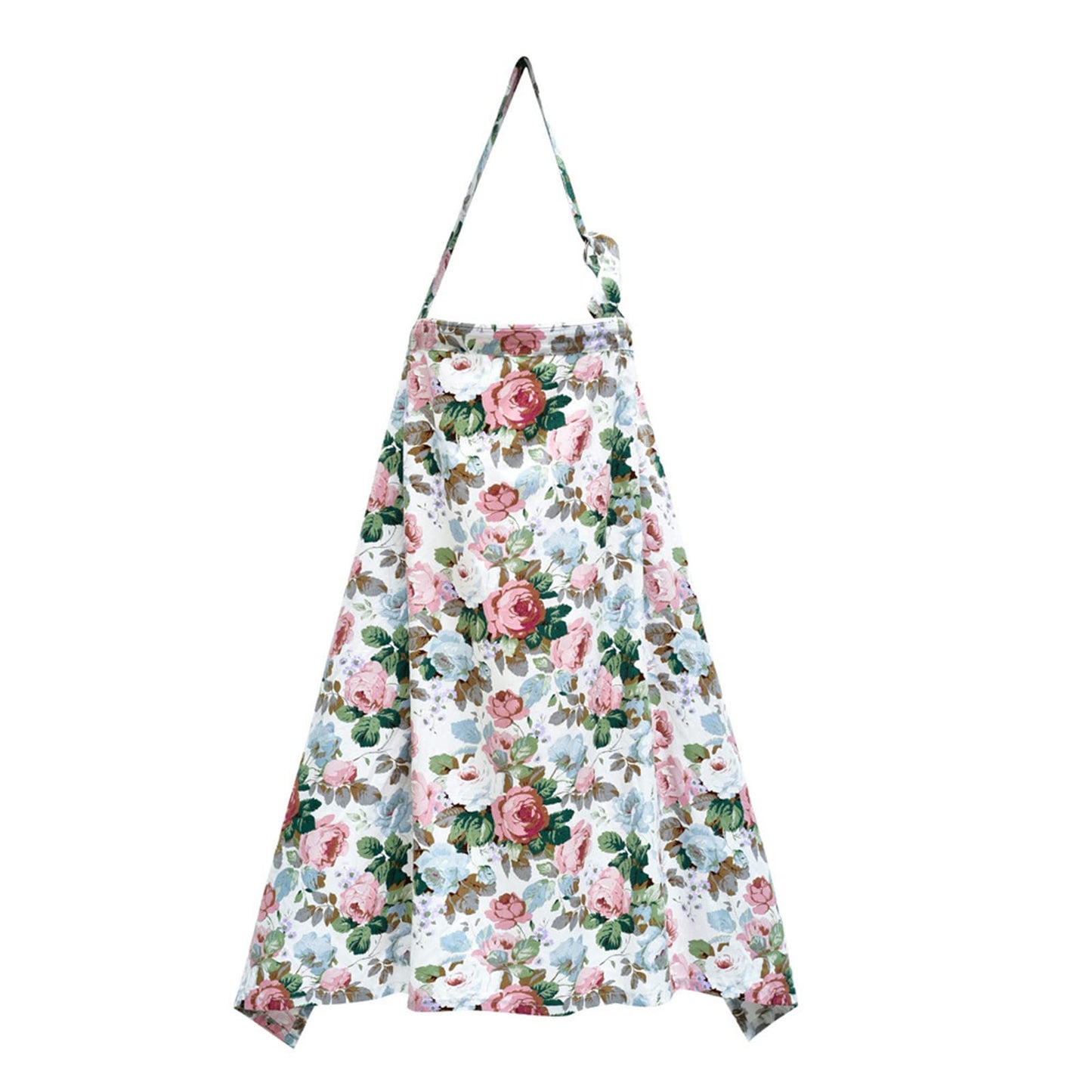 Beautiful Cotton Peony Nursing Cover for Breastfeeding Infant Feeding Cover Breathable Cotton Privacy Breastfeeding Apron Floral
