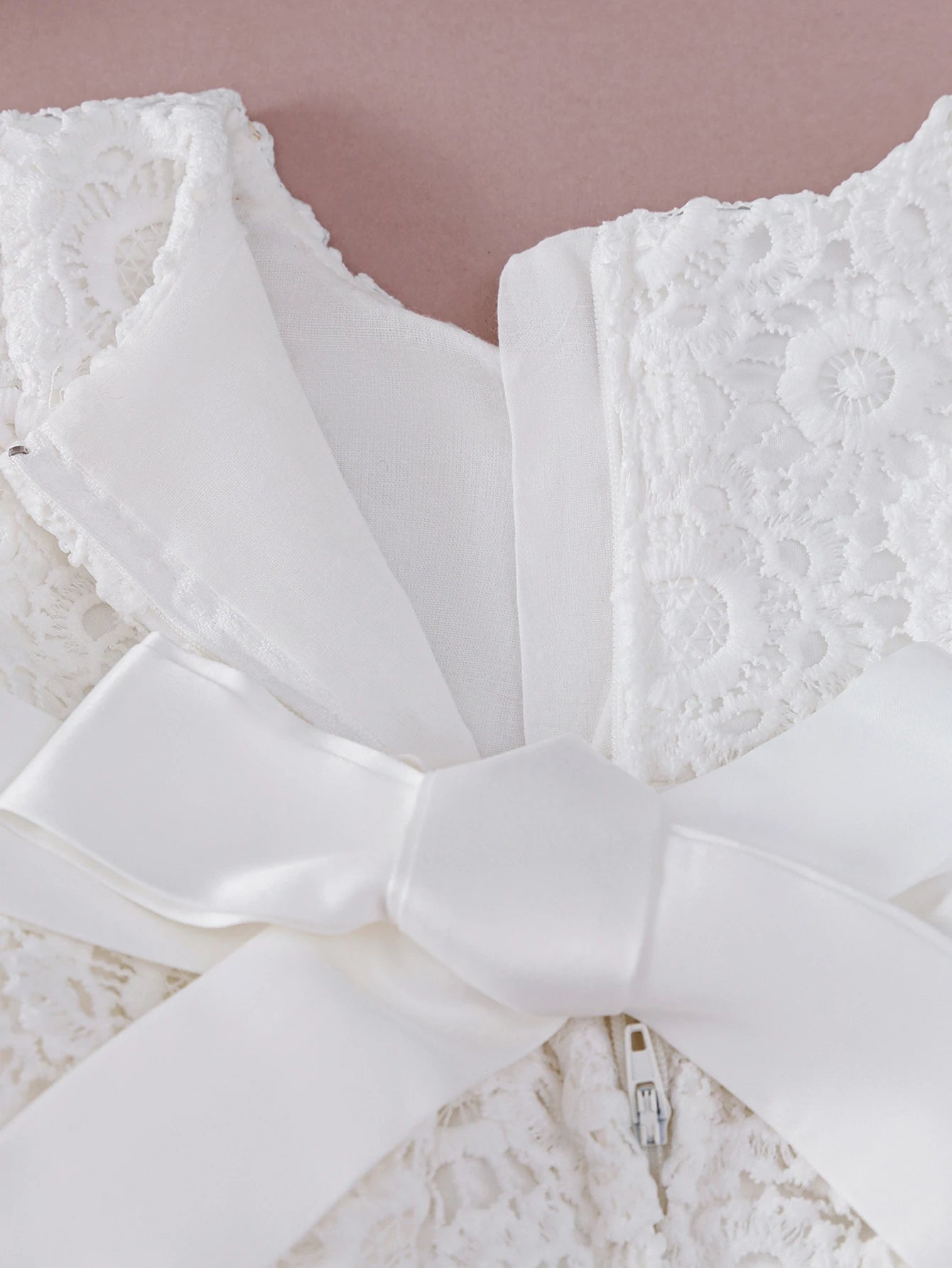 Sweet White Lace Baptism or Christening Dress