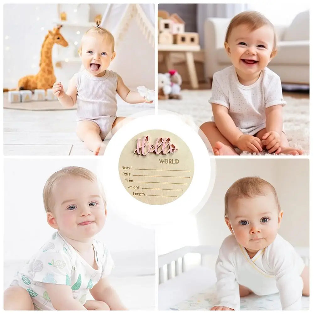 Hello World: Birth Announcement Sign