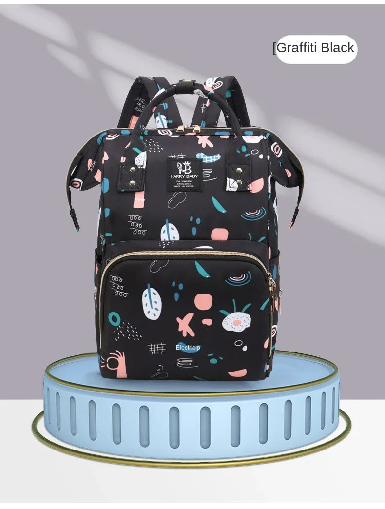 Harry Baby Fashion Backpack Diaper Bag- Adorable Print