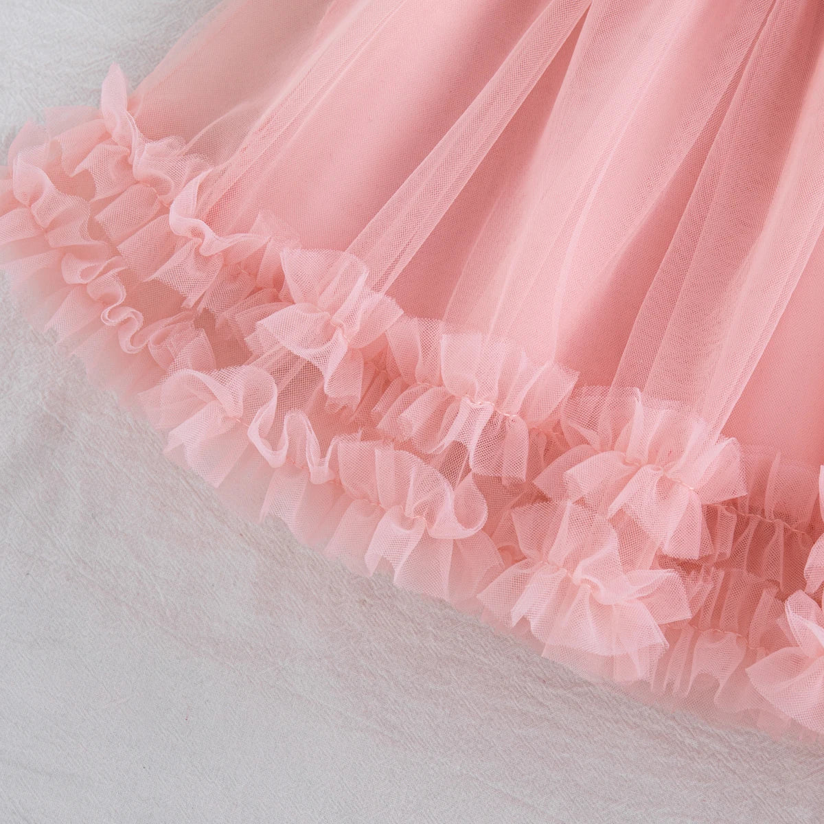 Sweet Bow  Princess Dress, Solid Color Chiffon (9 Months to 4 Years)