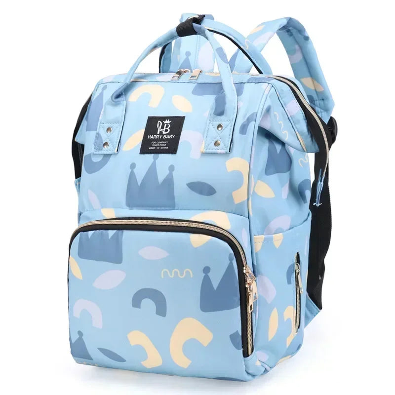 Harry Baby Fashion Backpack Diaper Bag- Adorable Print