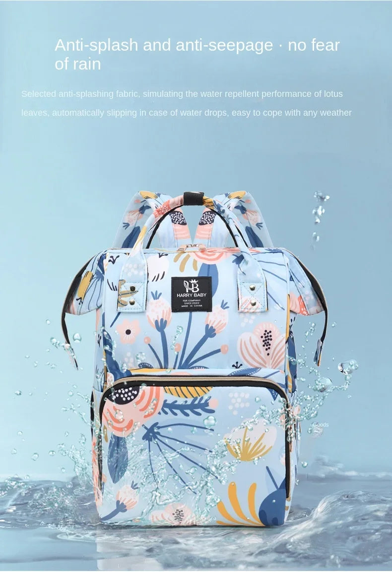 Harry Baby Fashion Backpack Diaper Bag- Adorable Print
