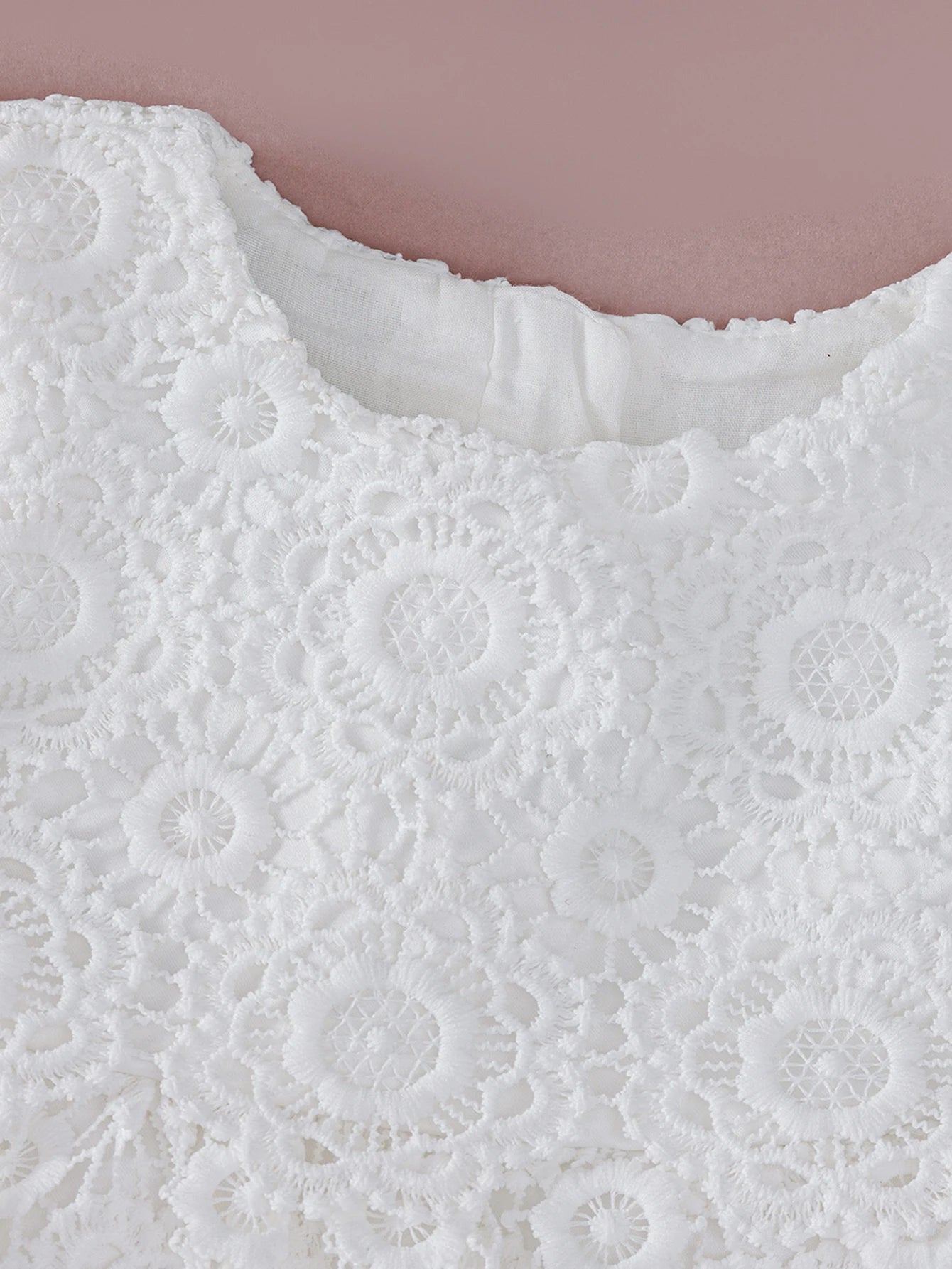 Sweet White Lace Baptism or Christening Dress
