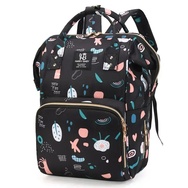 Harry Baby Fashion Backpack Diaper Bag- Adorable Print