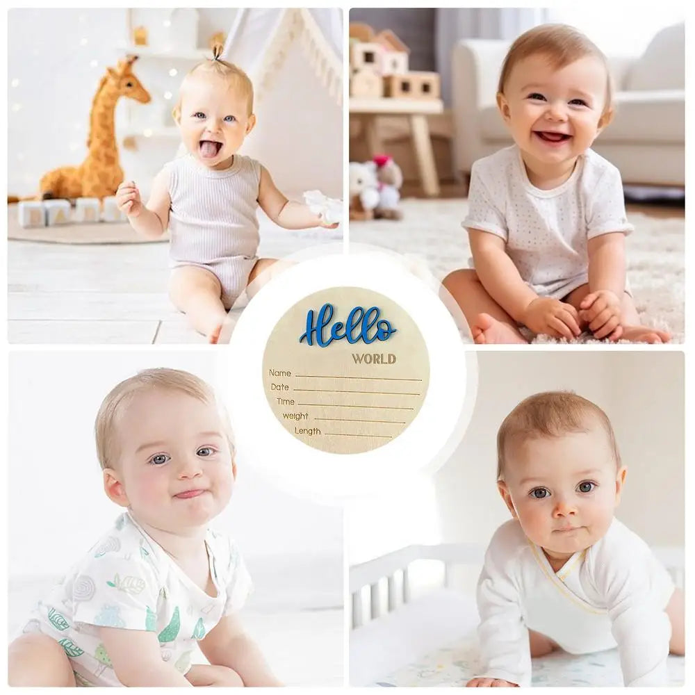 Hello World: Birth Announcement Sign