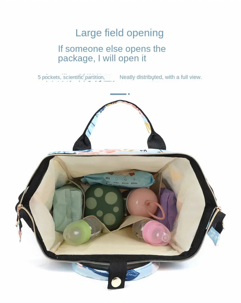Harry Baby Fashion Backpack Diaper Bag- Adorable Print