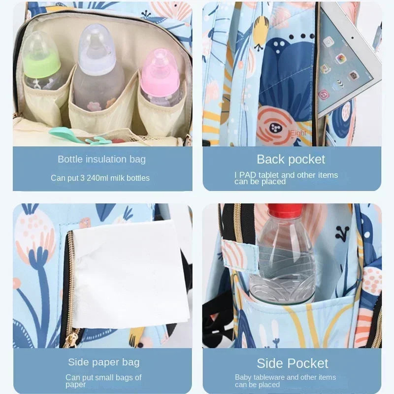 Harry Baby Fashion Backpack Diaper Bag- Adorable Print