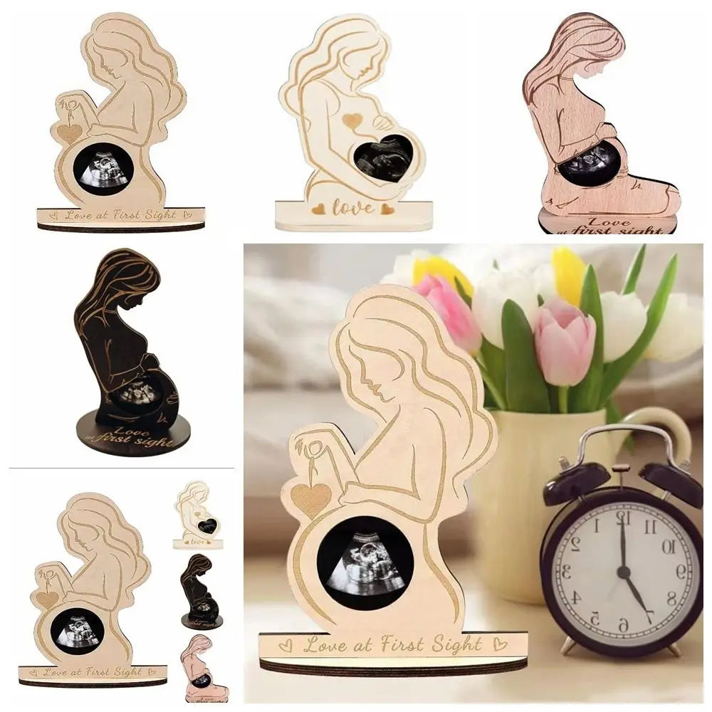 Love at First Sight: Loving Mother Ultrasound Photo Frame