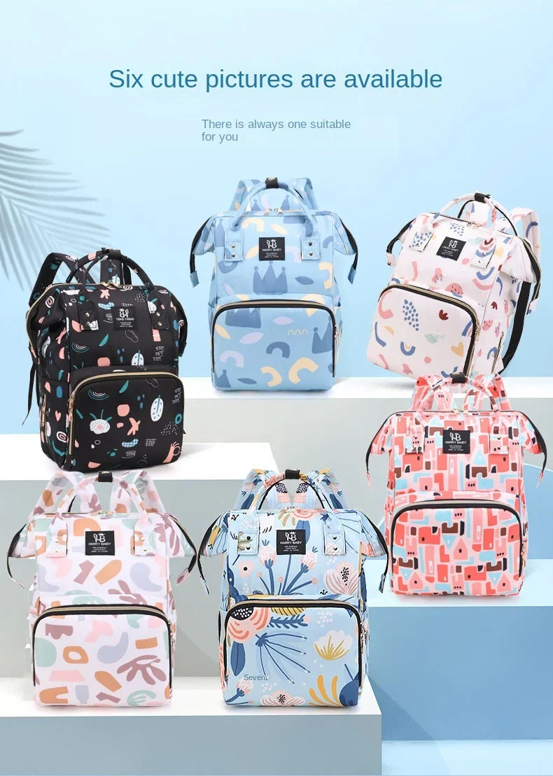 Harry Baby Fashion Backpack Diaper Bag- Adorable Print