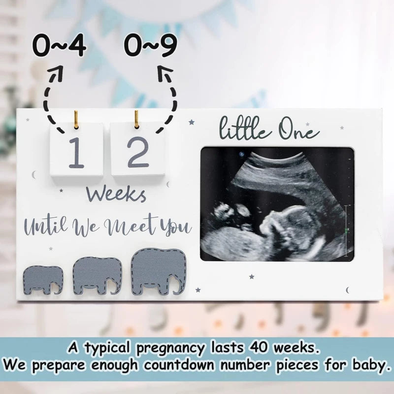 Countdown Frame: Ultrasound Picture Frame for New Parents