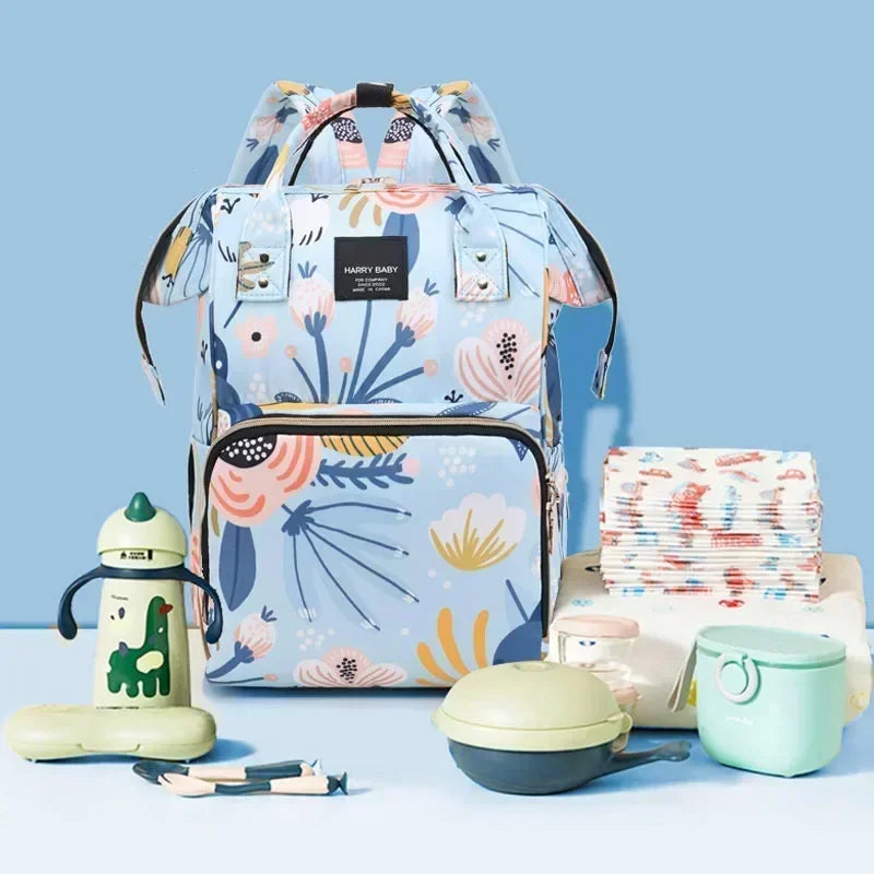 Harry Baby Fashion Backpack Diaper Bag- Adorable Print