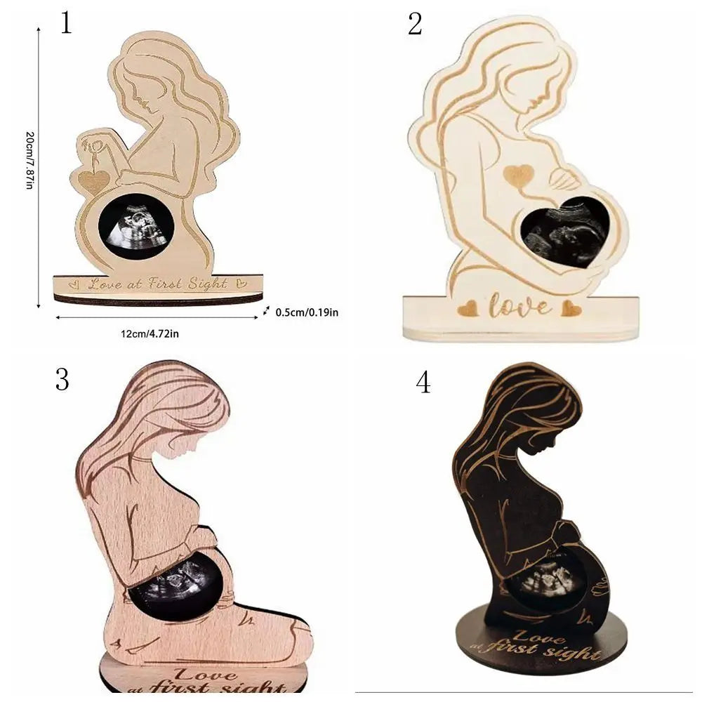 Love at First Sight: Loving Mother Ultrasound Photo Frame