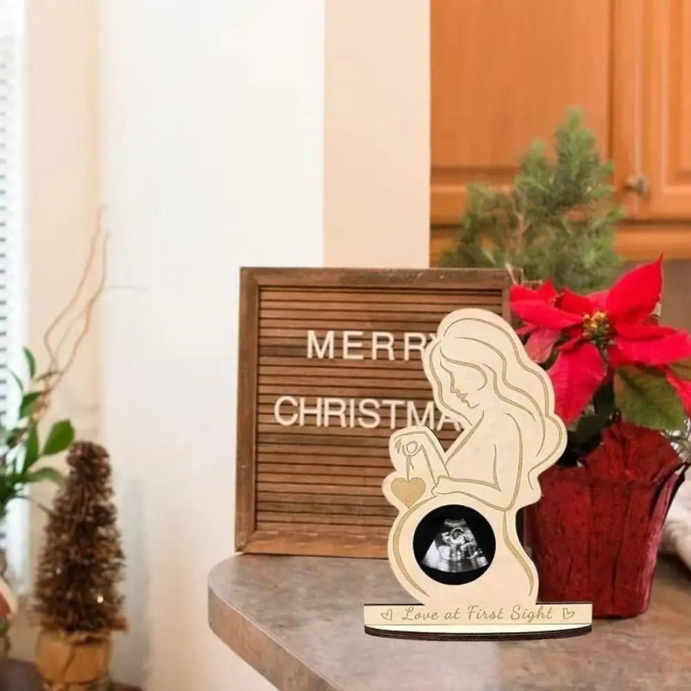 Love at First Sight: Loving Mother Ultrasound Photo Frame