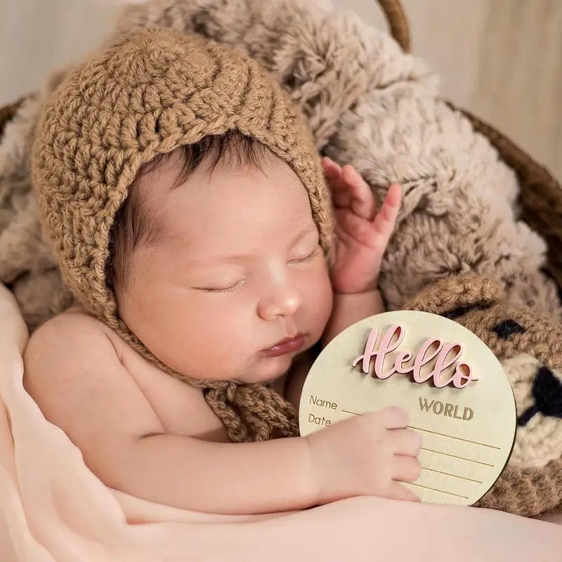 Hello World: Birth Announcement Sign
