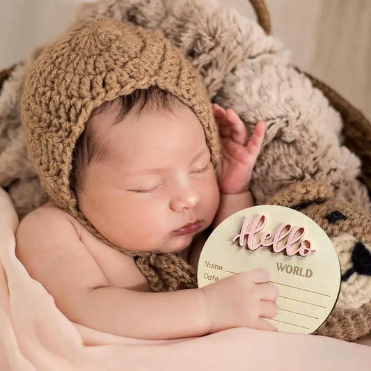 Hello World: Birth Announcement Sign