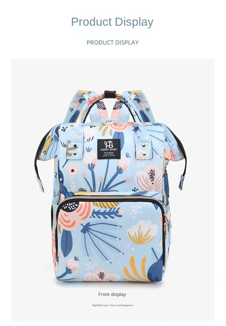Harry Baby Fashion Backpack Diaper Bag- Adorable Print