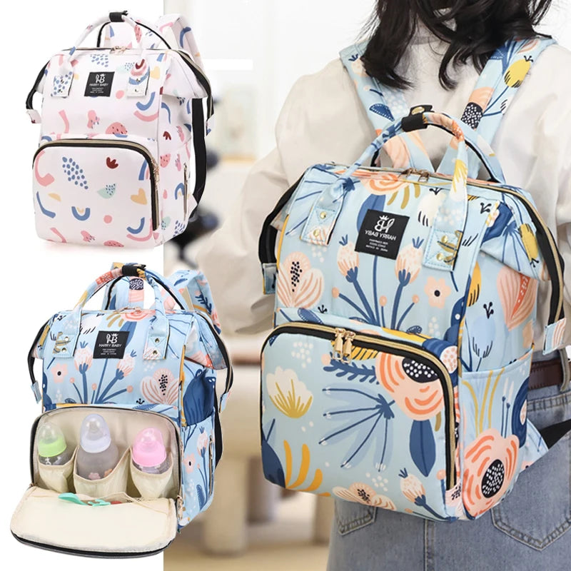 Harry Baby Fashion Backpack Diaper Bag- Adorable Print
