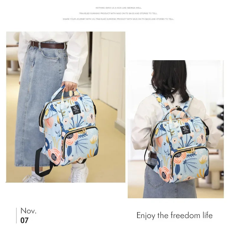 Harry Baby Fashion Backpack Diaper Bag- Adorable Print