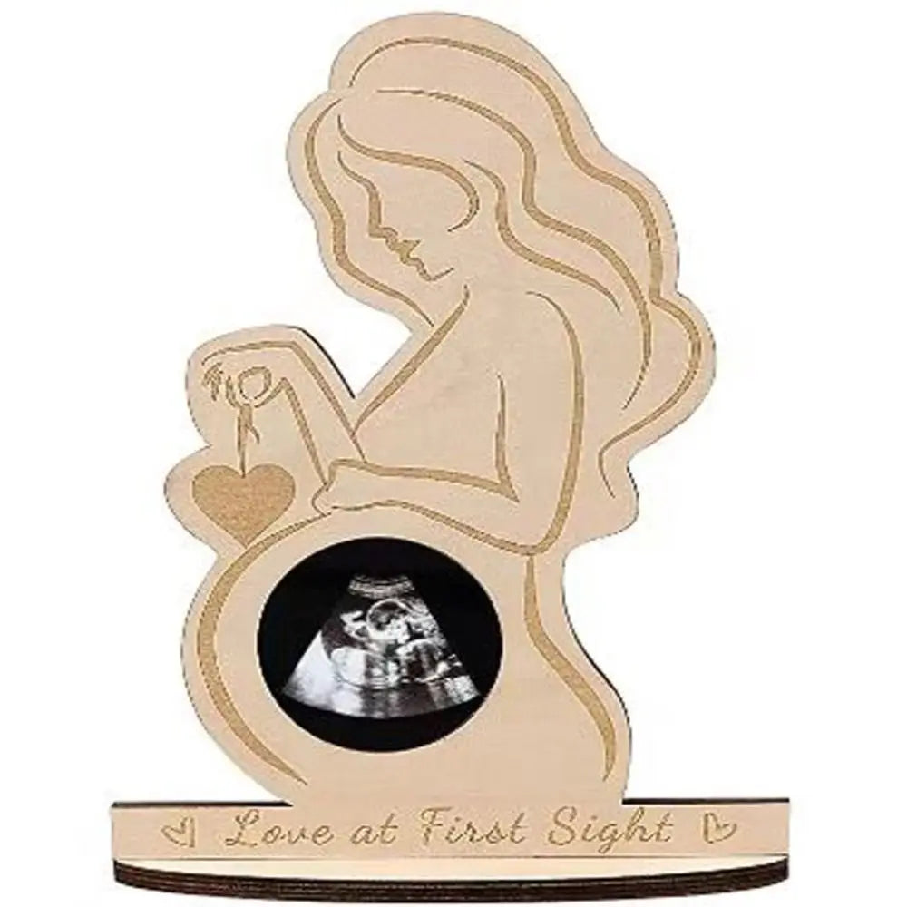 Love at First Sight: Loving Mother Ultrasound Photo Frame