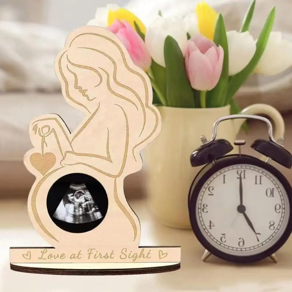 Love at First Sight: Loving Mother Ultrasound Photo Frame