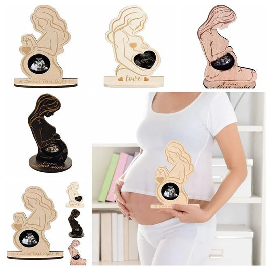 Love at First Sight: Loving Mother Ultrasound Photo Frame
