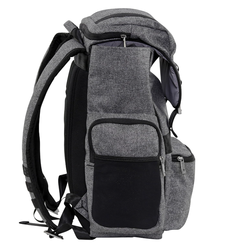 JuJuBe Hatch Durable Traveler/Diaper Dad Bag XY Collection - Gray Matter