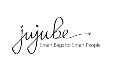 JuJuBe Be Packed Backpack/Diaper Bag Black Ruby - Red/White Polka Dots