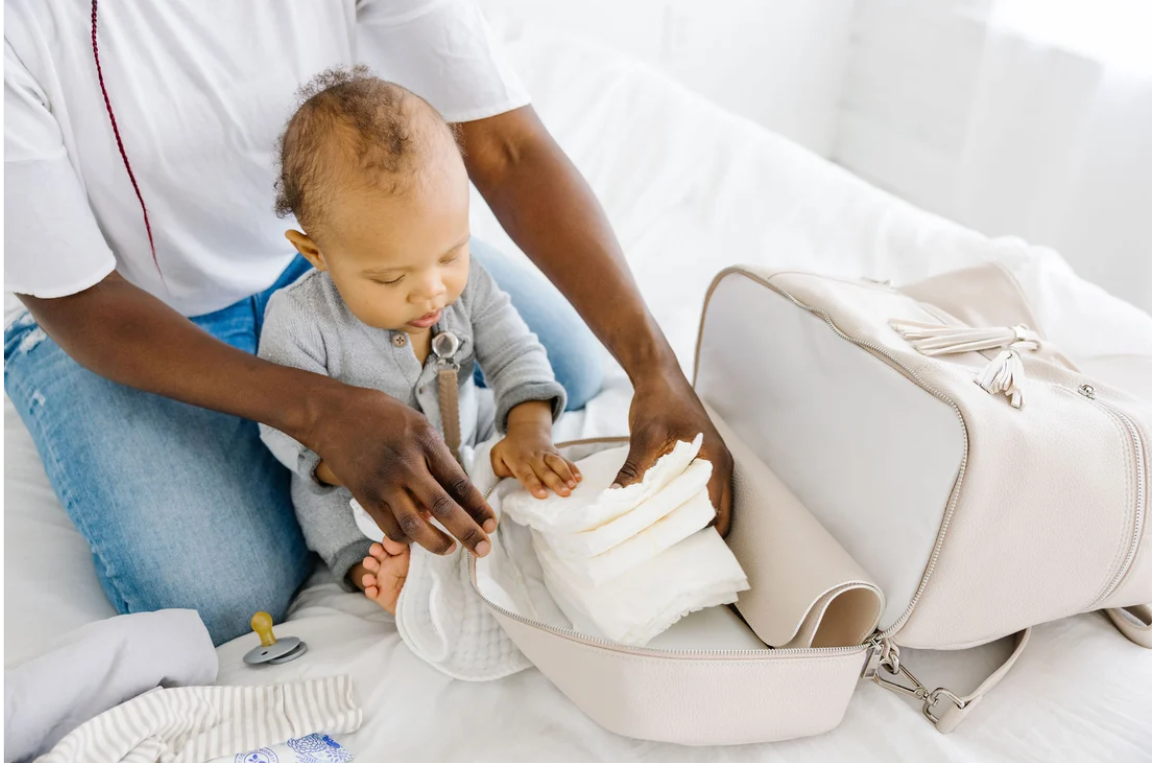 Citi Collective Journey Pearl Vegan Leather Diaper Bag