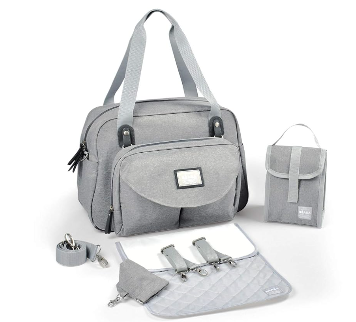 Beaba Geneva Diaper Bag- Grey