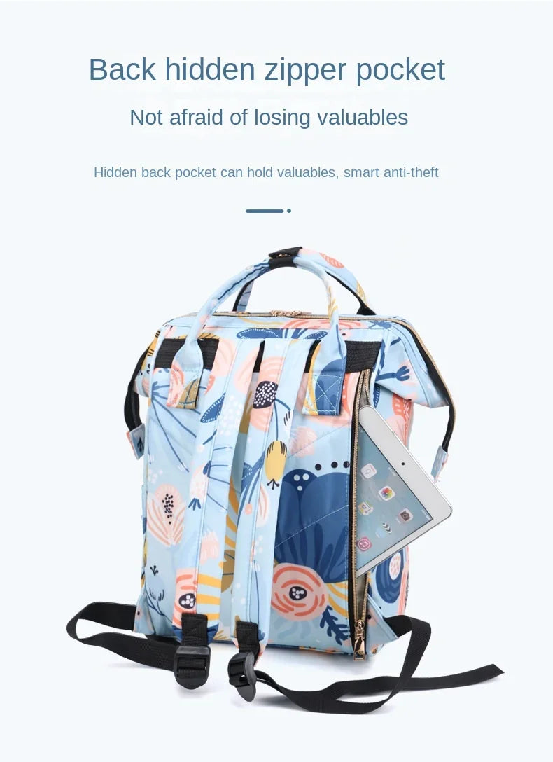 Harry Baby Fashion Backpack Diaper Bag- Adorable Print