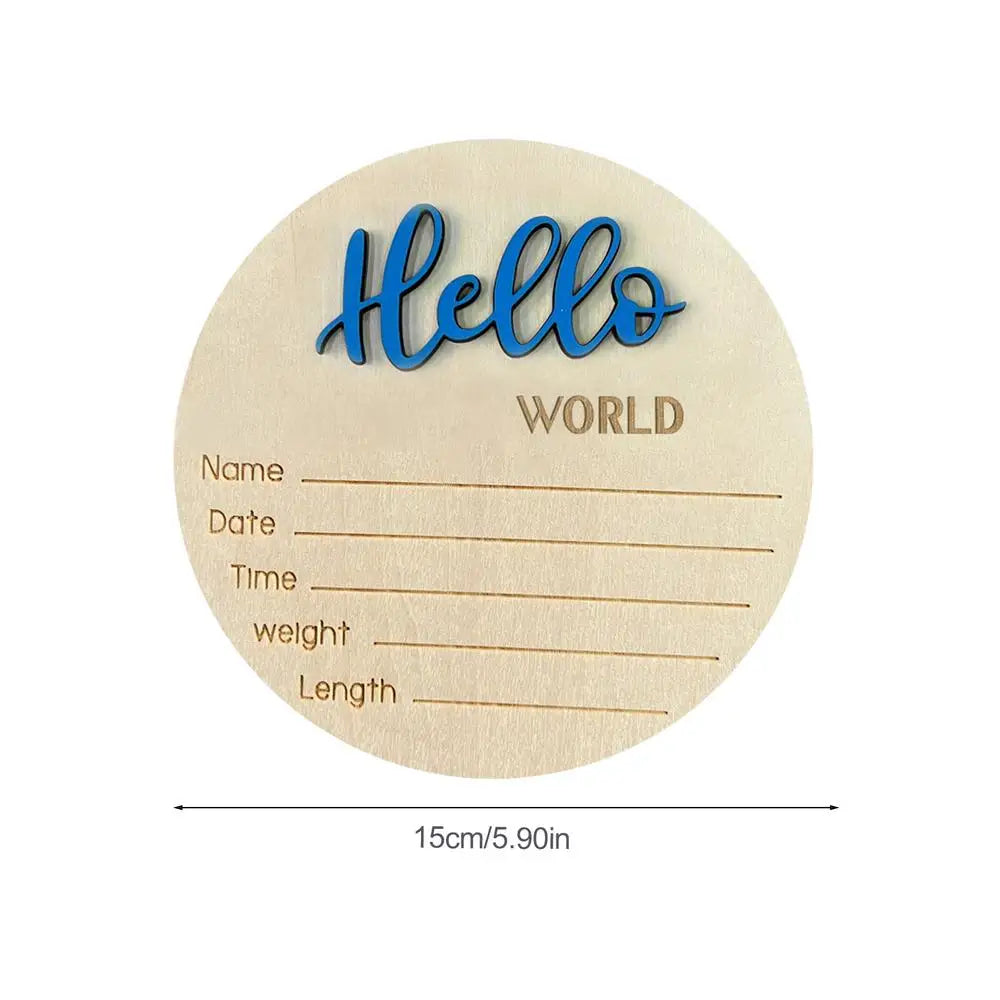 Hello World: Birth Announcement Sign