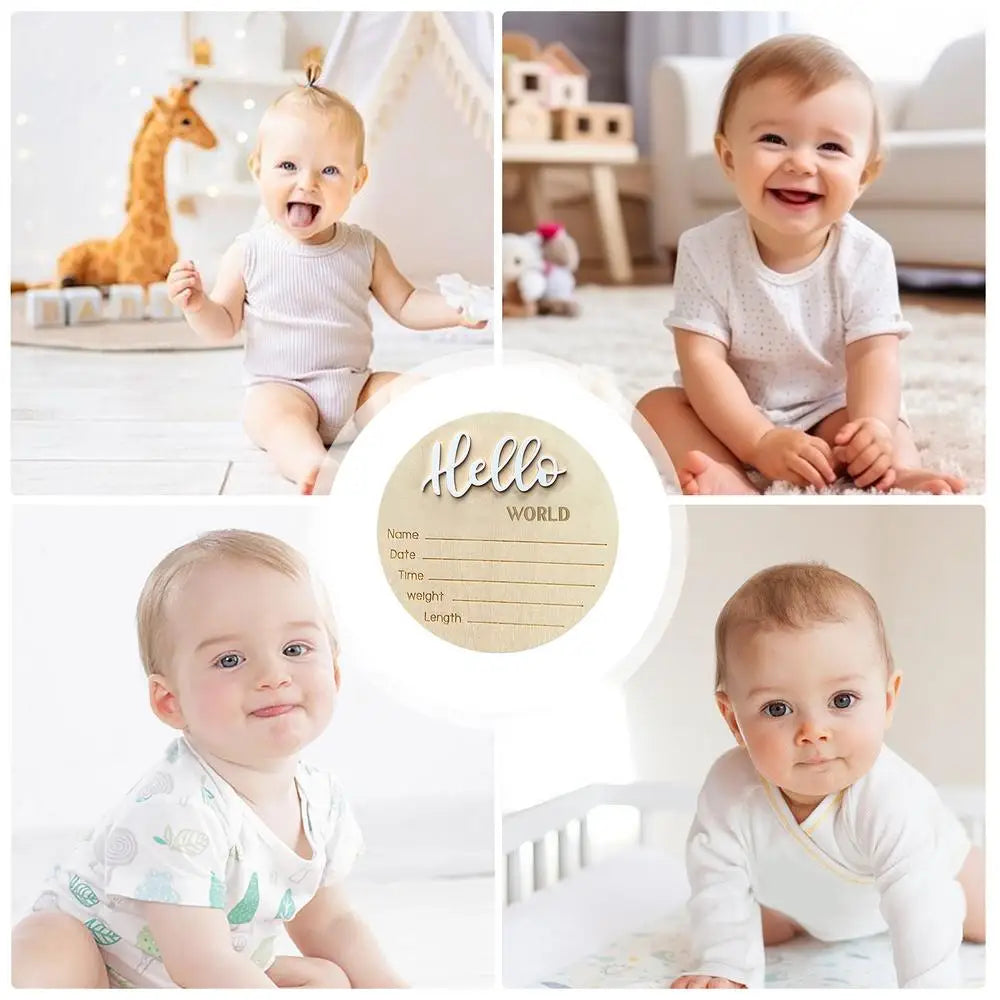 Hello World: Birth Announcement Sign