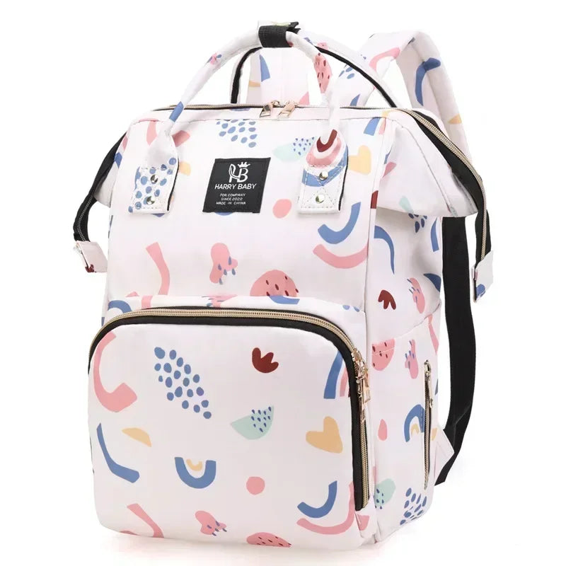 Harry Baby Fashion Backpack Diaper Bag- Adorable Print