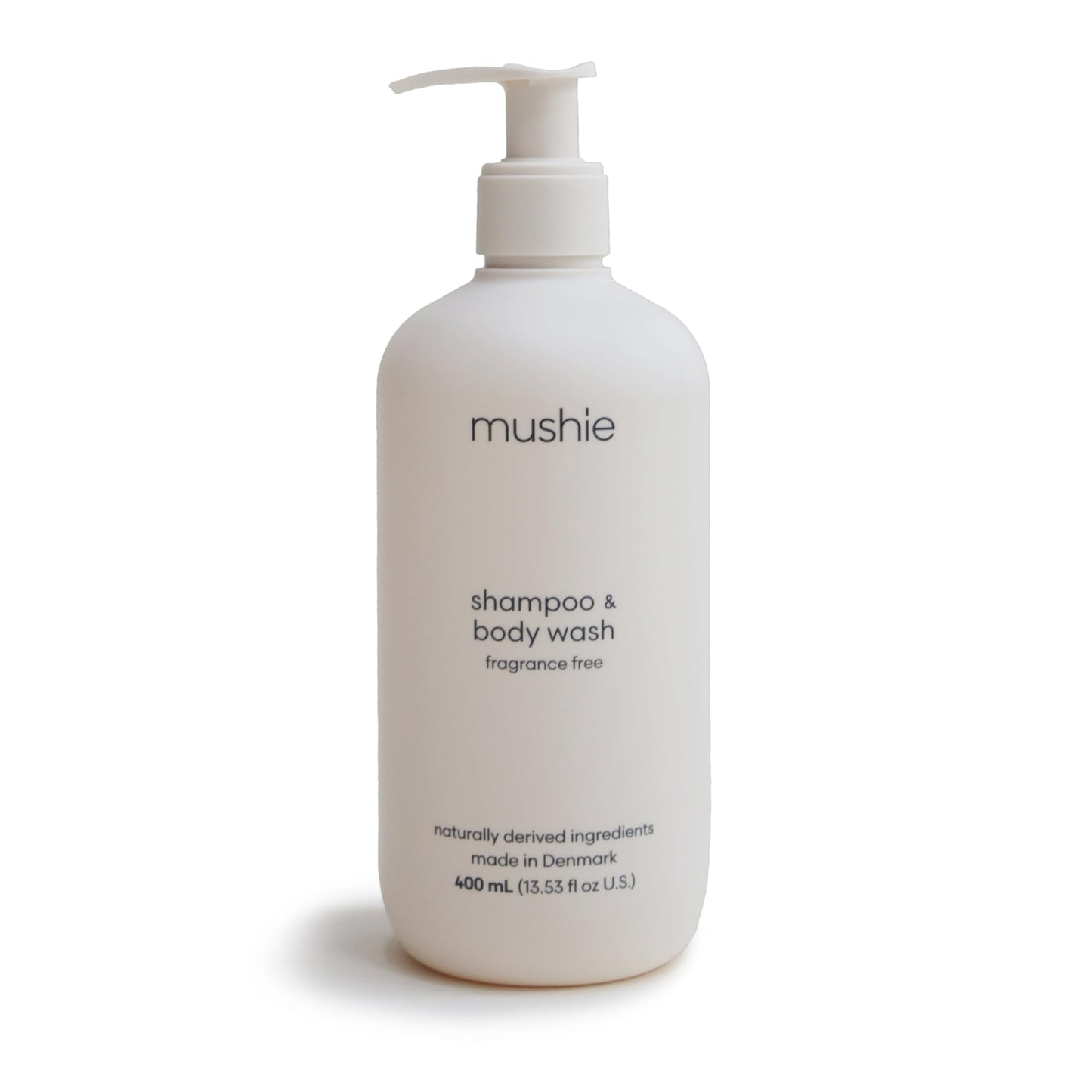 mushie Baby Shampoo & Body Wash | Gentle Formula for Delicate Skin | Certified Organic | Made in Denmark 13.53 fl oz (Lavender)