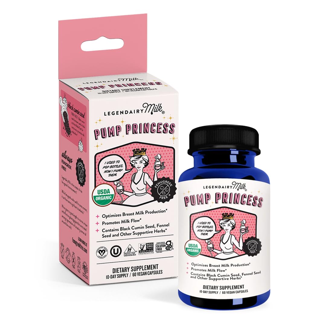 Legendairy Milk Organic Pump Princess Lactation Blend 60 CT