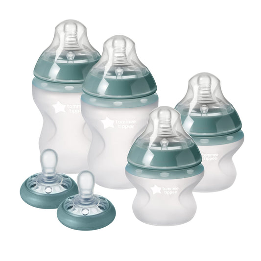 Tommee Tippee Silicone Baby Bottle and Pacifier Set Closer to Nature